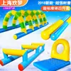 Carrera de obstáculos inflable de cuatro piezas, nueva trampa inflable, pared corporal inflable, accesorios deportivos divertidos, túnel del tiempo