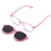 Óculos de Sol Infantis Clip Clip Pendurar Óculos Conjunto Óculos Polarizados Anti-ultravioleta Óculos de Uso Duplo Armação de Óculos Planos JC7360
