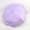 Sombrilla automática de gato de dibujos animados, protección solar UV, doble uso para sol y lluvia, venta al por mayor de fabricantes, impresión de LOGOTIPO