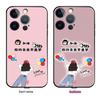 Adequado para Meninas Capa Luminosa para Celular com Texto Novo Apple 17/Huawei/Xiaomi/Samsung/Vivo/Oppo Feminina