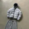 Ins Ropa Urbana Hip-Hop Estilo Americano Bordado de Letras Unisex Chaqueta de Algodón Cálida Casual Transfronteriza Europea y Americana Cremallera Ropa Urbana