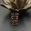Latón Vintage Cráneo Cuchillo Gota Cuerda de Paraguas Colgante Pulsera Accesorios Colgante Cuenta Hebilla Cremallera Gota Accesorios Pequeños