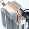 Ventilador de refrigeración LED luminoso de doble tubo de cobre Wanjiifeng de 9 cm para chasis, radiador de CPU, al por mayor