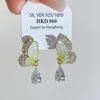 Pendientes de Mariposa de Zircón Super Hada para Mujer Lujo Ligero Elegante Diseño Nicho Alta Gama Dulce Estilo Mori Nuevo Llegada Pendientes y Pendientes