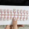 Manicura Francesa Rosa Estilo Nuevo Rubor Puro Ojo de Gato Uñas Postizas Simples y Elegantes Piezas de Uñas Terminadas Mayoreo