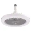 Luz ventilador LED base de rosca E27 luz de ventilador de techo para cocina del hogar, ventilador de luz de techo con control remoto, bombilla de alto brillo de ahorro de energía para protección ocular