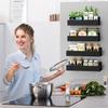 Estante de almacenamiento lateral para refrigerador transfronterizo, estante de almacenamiento, soporte para condimentos para colgar en la pared, estante magnético para condimentos, estante para refrigerador