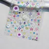 Cyansea Popular Transfronteiriço Estilo Y2K Dopamina Colorido Estrela Coração Decoração de Unhas Adesivos DIY Planejador Celular