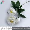 3 peônia peônia peônia peônia grande flor de casamento fileira guia de caminho layout flores de simulação decoração de arco salão de banquetes flores falsas