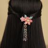 Tocado Dinastía Han para Niños Horquilla Niña Estilo Antiguo Horquilla Retro Borla de Flores Elegante Accesorios Estilo Chino Princesa