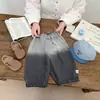 Pantalones para niño primavera y otoño jeans de mezclilla 2026 nuevos pantalones anchos de corte holgado ropa infantil pantalones largos casuales en un estilo genial