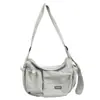 Bolso Nuevo de Gran Capacidad para Mujer, Bolso de Hombro Casual y Sencillo, Multibolsillos, Repelente al Agua, Color Sólido, Bolso Cruzado de Moda para Viajes Diarios