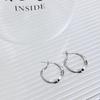 Pendientes de Aro Trenzados Minimalistas Berthalia Fashion para Mujer Estilo Coreano Diseño de Nicho Genial