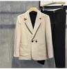Inverno Internet Celebrity Suit Men's ins Trendy Suit Loose Slimming Juventude Popular Jacket Design Sense Top Hong Kong Style