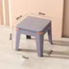 Banqueta Plástica Doméstica de 40cm de Altura, Banqueta Espessada para Mesa de Estudo, Banqueta Antiderrapante para Banheiro, Banqueta de 38cm de Altura