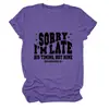 Desculpe o Atraso A dele Amazon Ebay Estação Independente Camiseta Feminina Simples e Confortável com Gola Redonda e Manga Curta