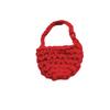 Mini bolso pequeño para teléfono móvil bolso cruzado bolso para auriculares Bluetooth hecho a mano diy ganchillo tejido lana hueco color lindo