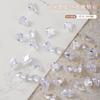 Celebridad en línea arte de uñas hielo transparente circón joyería diamante Super Brillante fondo puntiagudo micro circón decoración de uñas ojo de caballo gota de agua diamante blanco transparente
