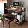 Escritorio de computadora, escritorio de gaming pequeño, mesa de escritorio para uso doméstico, mesa de comedor para dormitorio, adecuado para colocar una computadora, escritorio de estudio para estudiantes y escritorio de oficina