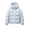 Estilo Nuevo de Invierno Rosa Claro Estilo Coreano Chaqueta de Algodón con Relleno para Mujer Holgada Engrosada con Capucha Cálida Cortavientos de Algodón Ropa Exterior para Pareja