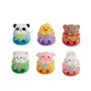 Bolsa da Sorte Animal Cartoon Brilhante DIY Feito à Mão Acessórios de Resina Cola de Creme Acessórios de Cabelo Elásticos de Cabelo Pingentes Decorações para Capa de Celular