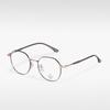 Armazón de metal poligonal H5903 para hombre y mujer, marco versátil de moda para gafas de miopía, gafas para commuters con protección contra luz azul
