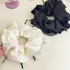 Goma para el pelo de lunares de doble cara estilo coreano para abdominales para mujer, Elegante liga para el pelo estilo francés, Cuerda para moño, Accesorio para el pelo