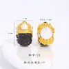 Retención de Color Fuerte Oro Arena Antiguo Accesorios DIY Mortero de Diamante Bicolor Calabaza de Jade Colgante de Cera de Abeja Accesorios para Pulseras y Collares