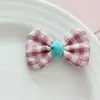 DIY Hecho a Mano Tela Cuadros Grandes Lazos Accesorios Ropa Accesorios para la Cabeza Bolsas Calcetines Accesorios para el Cabello Accesorios Fabricante Mayorista