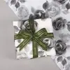 Flor de Colza Pera de Nieve Papel Ins Estilo Papel de Regalo de Alta Gama Envoltura de Flores Tamaño Pequeño Papel de Copia Floral Barato