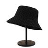 Chapéu de Caminhada ao Ar Livre com Listras e Blocos de Cor em Estilo Coreano para Mulheres, Chapéu de Pescador para Primavera e Verão, Chapéu Bucket Versátil Japonês, Chapéu para Sombra e Proteção Solar