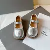 Zapatos de Cuero para Niñas 2026 Primavera y Otoño Nuevos Zapatos Infantiles Estilo Coreano Zapatos de Princesa Zapatos Mary Jane Estilo Bebé Chanel
