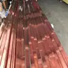 Acero Recubierto de Cobre Acero Plano de Puesta a Tierra Chapado en Cobre Equipo de Protección contra Rayos Barra de Puesta a Tierra Horizontal 40*4 Capa de Cobre 0.25 Acero Plano Chapado en Cobre