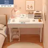 Mesa para quarto de menina com gavetas, mesa simples para maquiagem e estudo para uso doméstico de estudante, mesa de computador para escritório para moradia para alugar