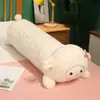 Almohada de peluche de oso lindo, cojín de cama, cojín de sofá, decoración de lazo, muñeco de dibujos animados, tejido con lana natural
