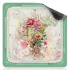 Tapete de mahjong floral transfronterizo de Amazon, tapete de juego absorbente de agua y de secado rápido, antideslizante, resistente al desgaste, tapete de goma silencioso, disponible para dropshipping