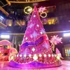 3- 50m Marco grande Árbol de Navidad hecho a medida Decoración exterior para centros comerciales navideños Iluminación de proyecto para check-ins en redes sociales