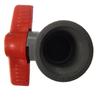 Spot supply pvc plástico roscado válvula de esfera adesiva 20mm a 63mm válvula de plástico plano de fio interno