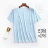 Camiseta Masculina de Seda Gelada Líquida Sem Costura Toque Gelado Verão Ultra-Fina Gola Redonda Cor Lisa Base Esportiva Respirável Secagem Rápida Manga Curta