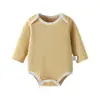 Mameluco para Bebé Transfronterizo para Primavera y Otoño, Mameluco Triangular de Manga Corta para Gatear para Niños y Niñas, Body de Algodón para Niñas de 0 a 1 Año