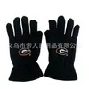 Guantes cálidos de polar de fabricación fija de fábrica, guantes cálidos de invierno de franela de cinco dedos, guantes de calefacción a prueba de frío para exteriores