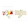 Serie de Venta Caliente Transfronteriza de Tenis Bolsas para Raquetas Accesorios Colgante de Aleación DIY Cadena para Teléfono Llavero Encanto