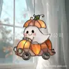 Magia de Halloween Transfronteriza Serie Pequeña Bruja Colgante Plano Acrílico Nuevo Colgante 2D para Bolsa de Coche