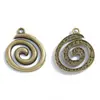 Colgante Espiral de Colores Múltiples Más Vendido Transfronterizo Accesorios de Joyería Vintage de Aleación para Bricolaje Colgante de Decoración para Collar
