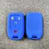 Adecuado para Chevrolet Camaro Buick Gmc Yukon Inteligente 4 Teclas Cubierta Protectora de Silicona para Llave Bolsa para Mando a Distancia Suave