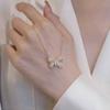 Colar de aço de titânio com diamante e zircônia estilo celebridade cibernética, acessórios de corrente de clavícula elegantes e leves de alta qualidade para mulheres