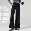 Calça de dança clássica espessada seda de cobre e amônia calça Wannian calça de treino roxo cinza mostra o comprimento da perna modifica a linha do quadril