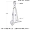 Hebilla de Seguridad de Plata de Ley S925 Hebilla de Clip para Hombres y Mujeres Hebilla de Semilla de Melón de Jade Hetian Accesorios DIY Cabezal de Hebilla Colgante de Jade