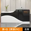 Mostrador de bar, escritorio de recepción moderno pintado, mostrador de tienda, mostrador de bar, mostrador de caja de salón de belleza, escritorio de recepción para pequeñas empresas