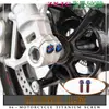 Tornillos de aleación de titanio para motocicleta Zxjc Zhang Xue 500 Rr, Tornillos modificados, Titanio quemado dorado, Negro caramelo